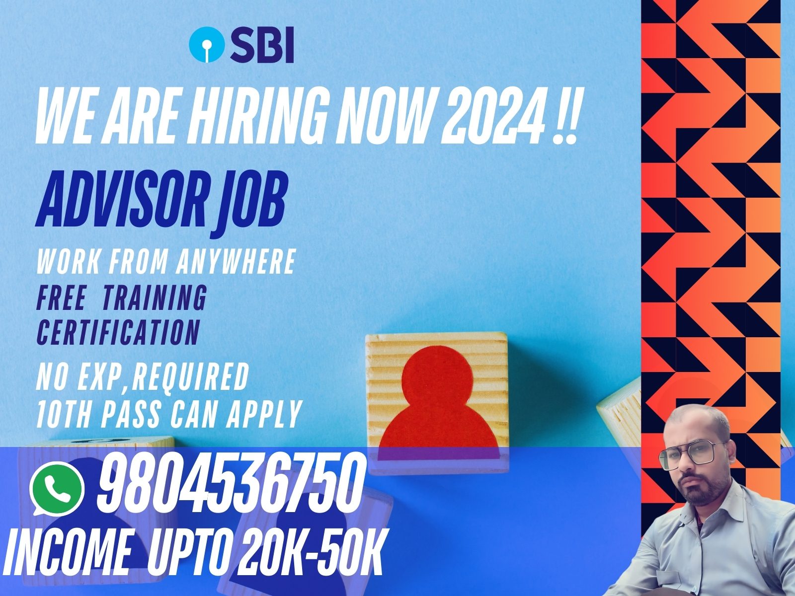 Good News 1ST Free Maga Webinar For Geting  The Sbi Advisor Job