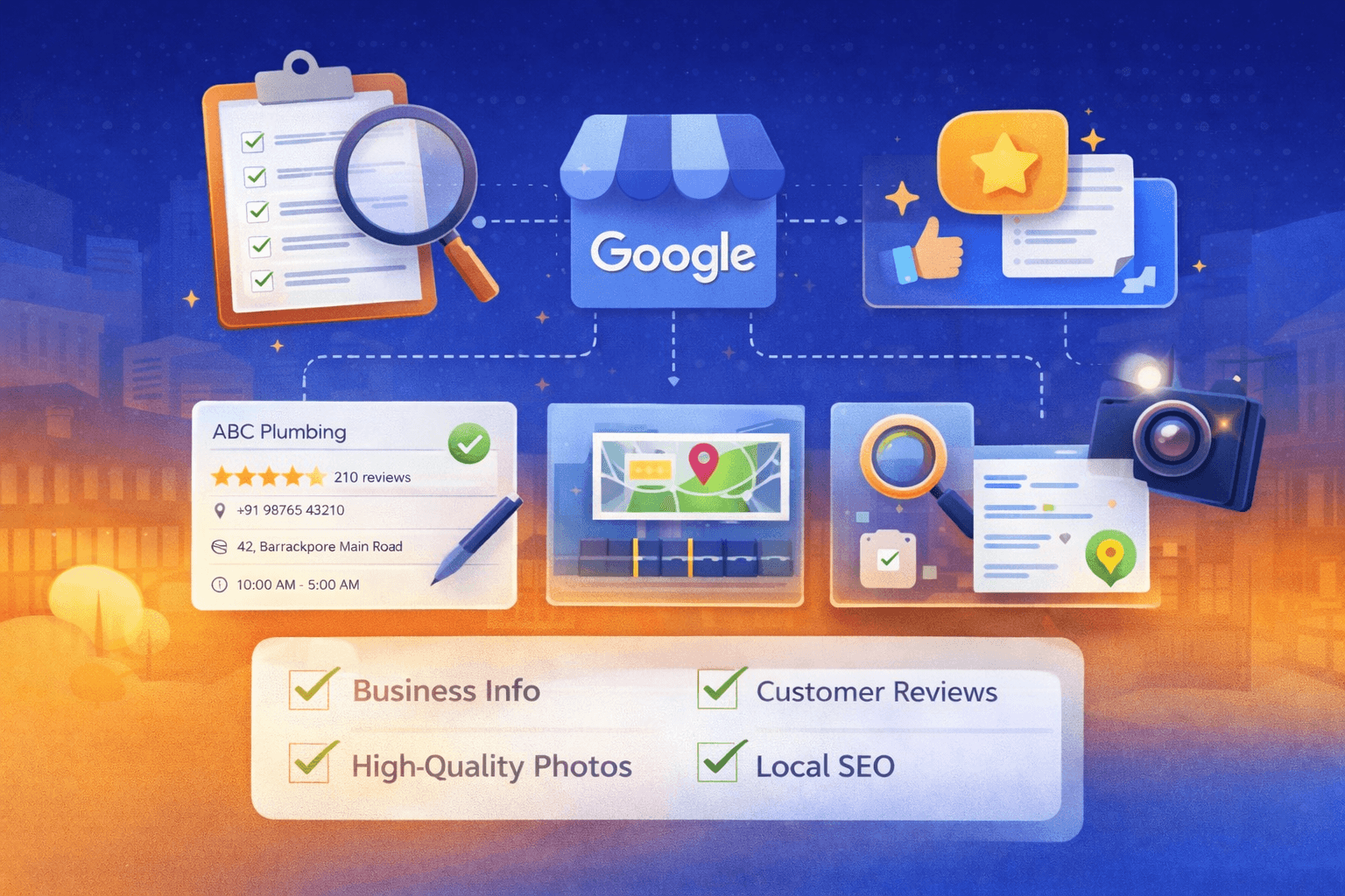 Google Business Profile Optimization Checklist Google Business Profile SEO checklist for improving local search rankings