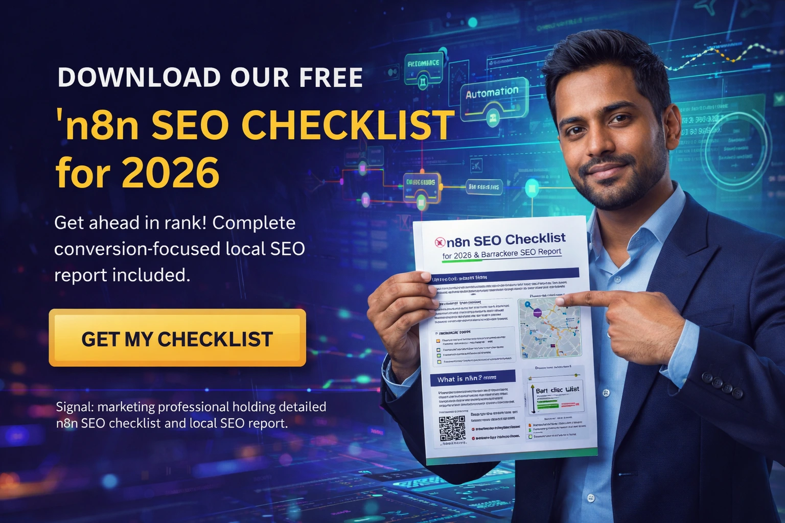 Download free n8n SEO checklist 2026 for Barrackpore businesses to improve local search rankings and automate SEO growth